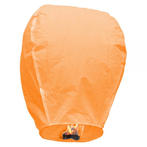 oranje wensballon 75cm