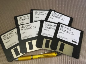Windows 3.1 floppy disks
