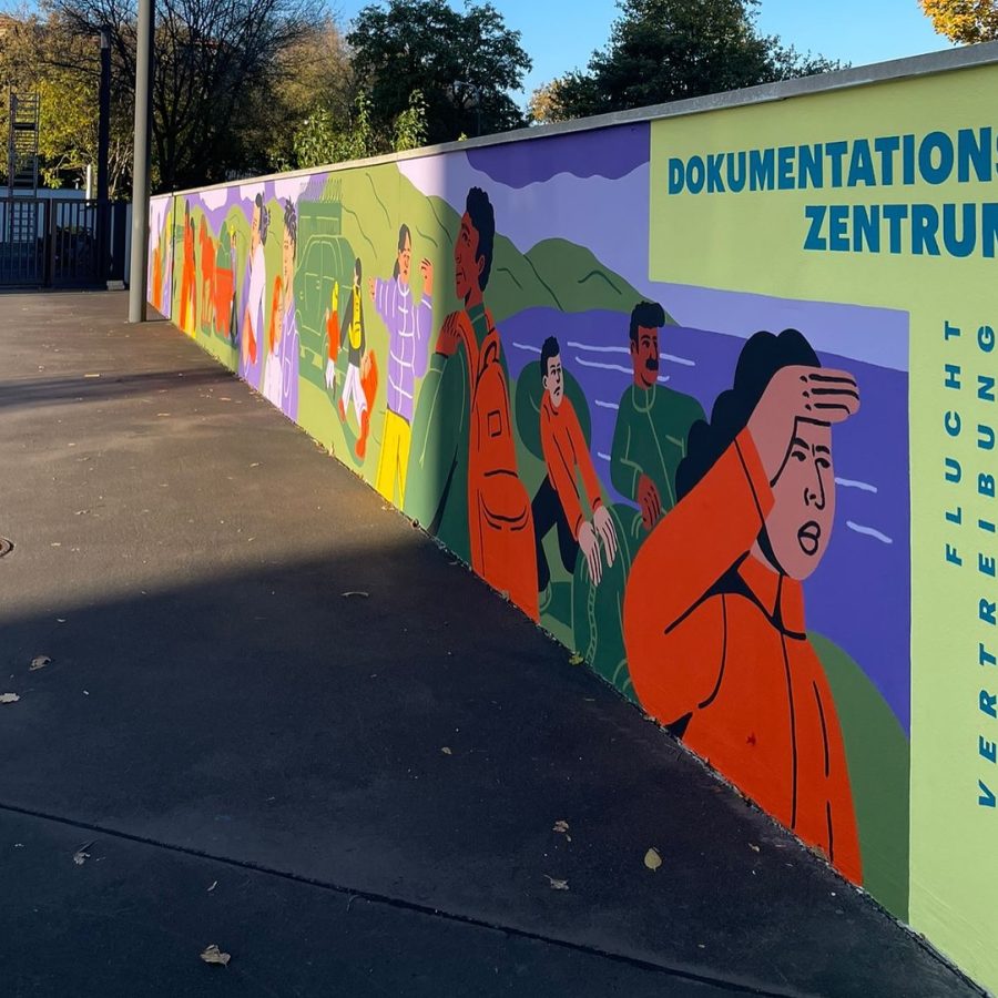 YAP_Mural_Dokumentationszentrum-Flucht-und-Vertreibung_Vikunia-Illustration