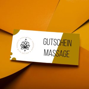 Gutschein für therapeutische Massagen