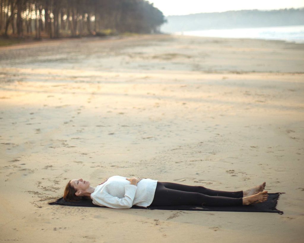 Yoga Nidra on the beach