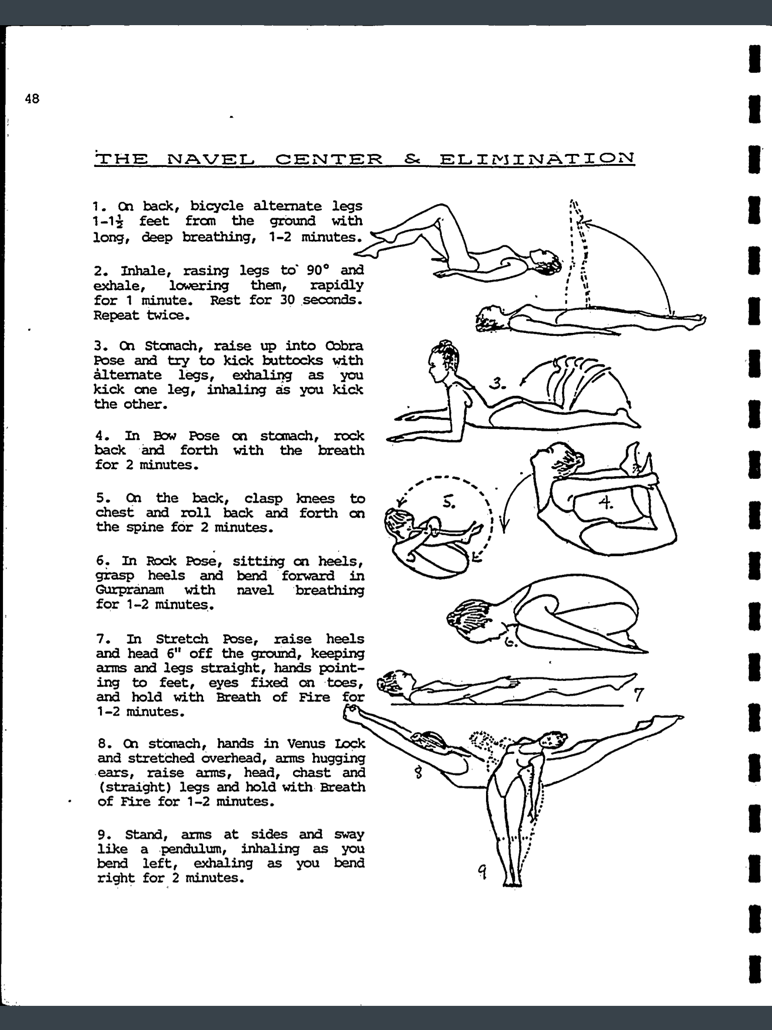 Navel centre and elimination