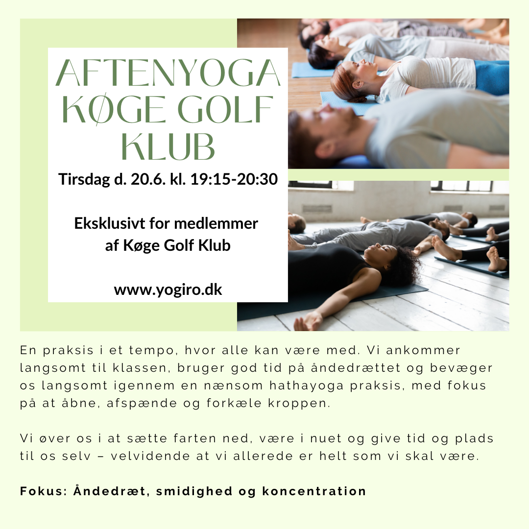 Køge Golf Klub - Yogiro - Yoga i Køge