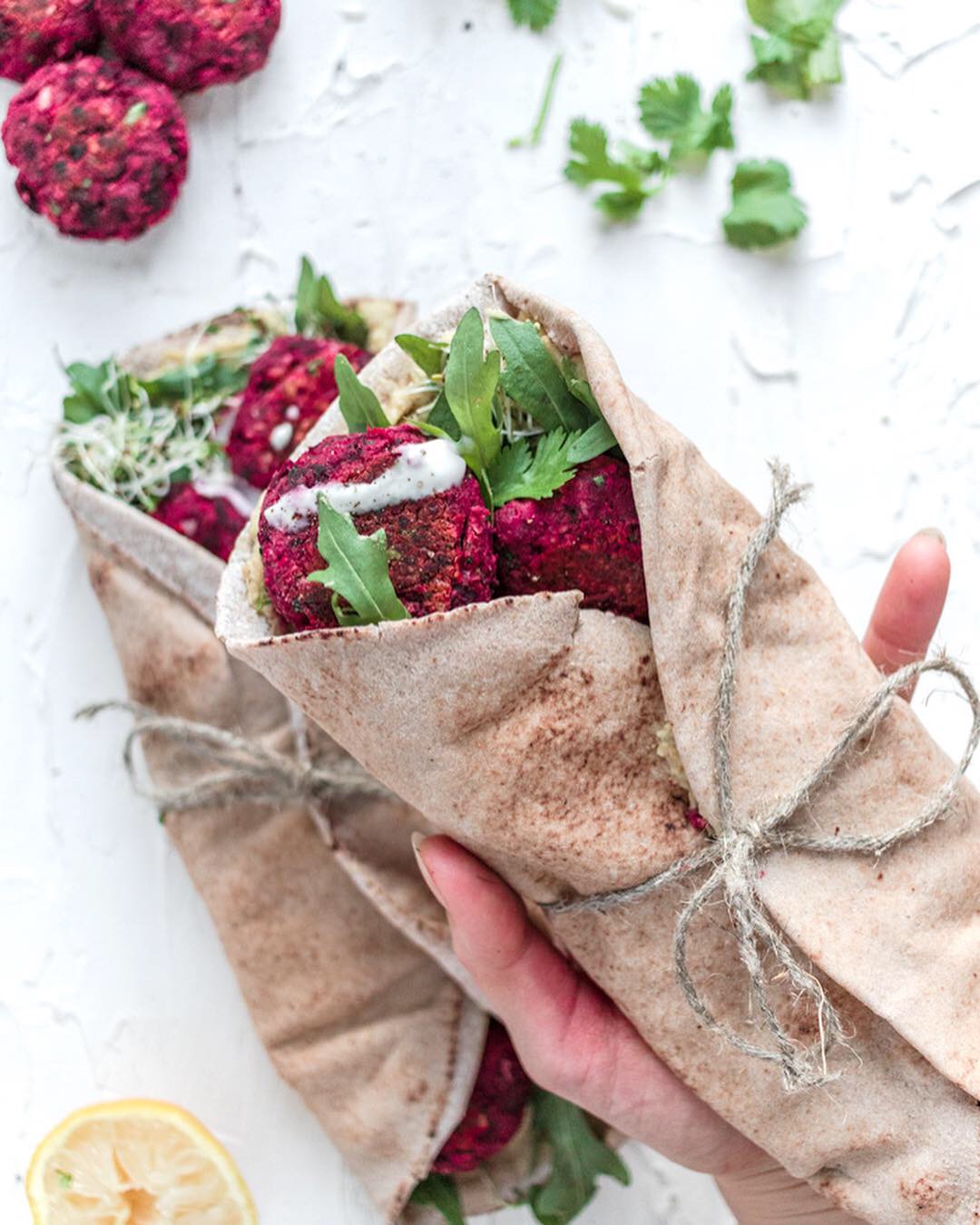 Beetroot Falafels