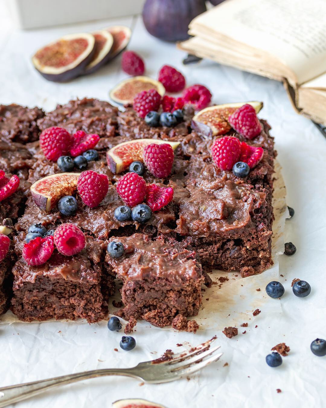 Vegán csokis céklás brownie