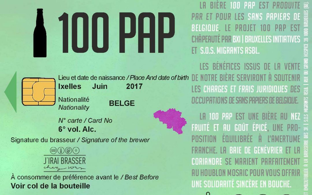 100pap: la bière solidaire qui mobilise sans politiser