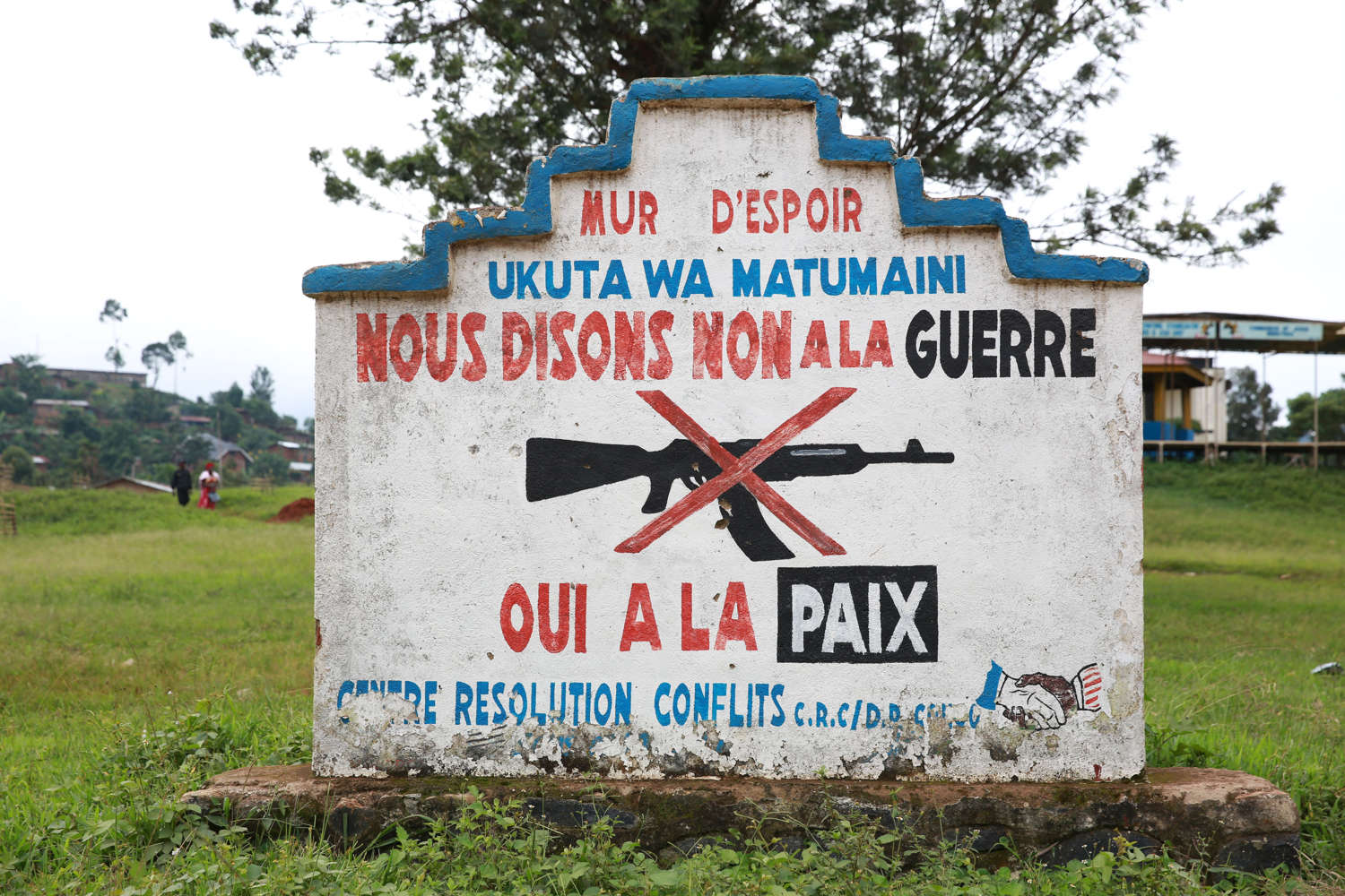 Beni, Nord Kivu, RD Congo. 4 décembre 2014 - Mur d’espoir