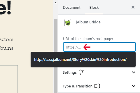 jalbum bridge wordpress plugin
