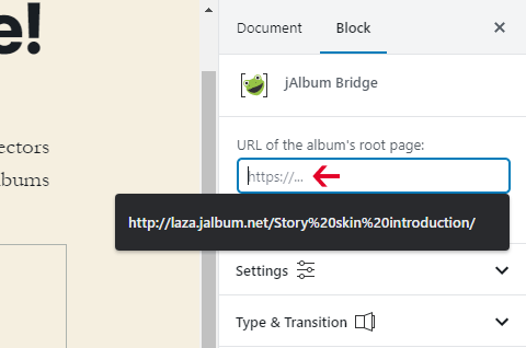 add advertising to jalbum turtle