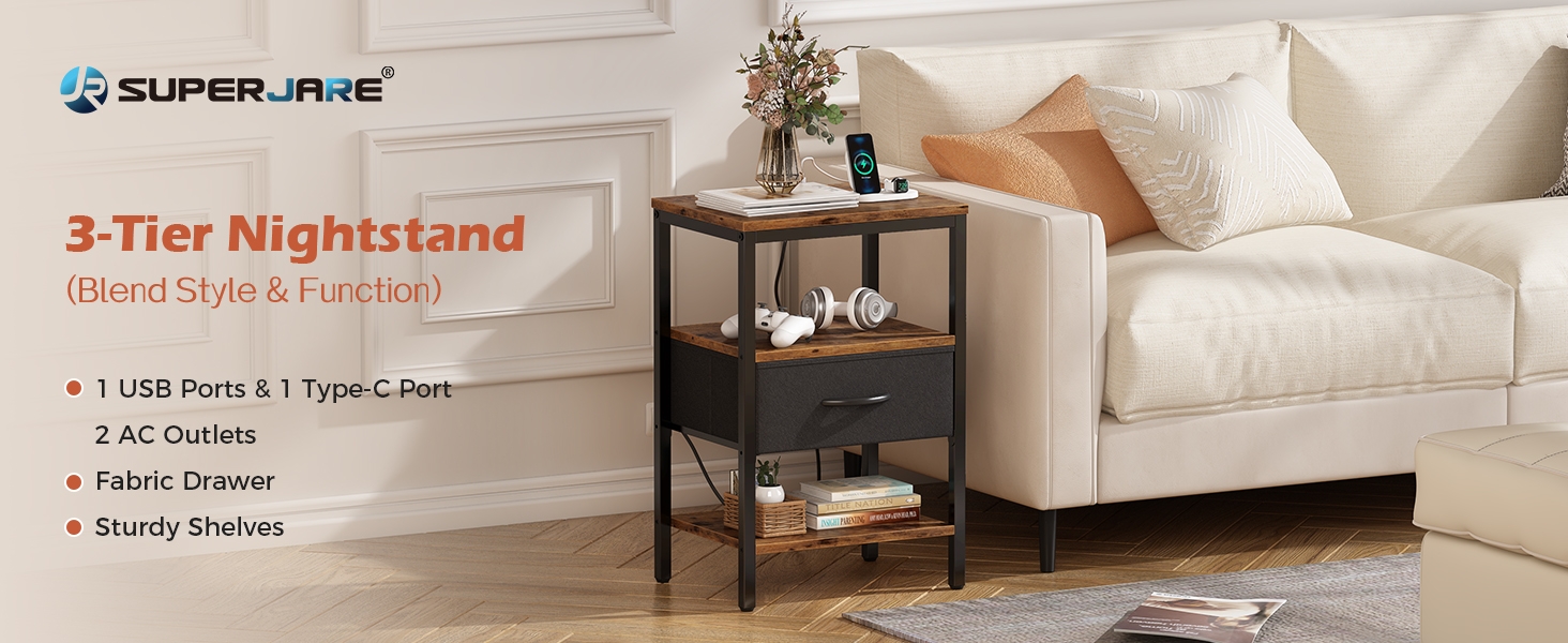 nightstand bedroom storage end table wood nightstand dresser for bedroom side bed table bedroom