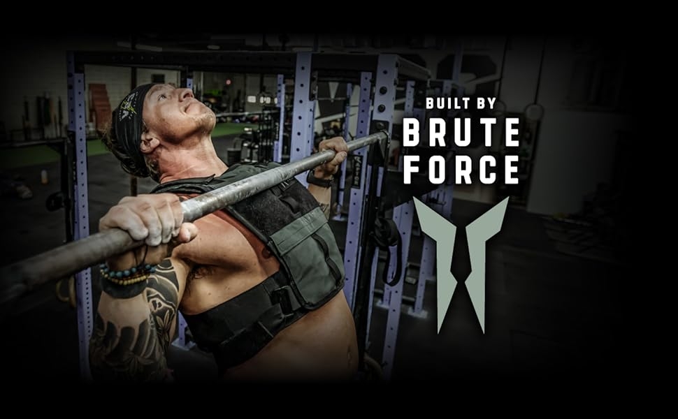 Brute Force Weighted vest workout strongman at home workout equipment