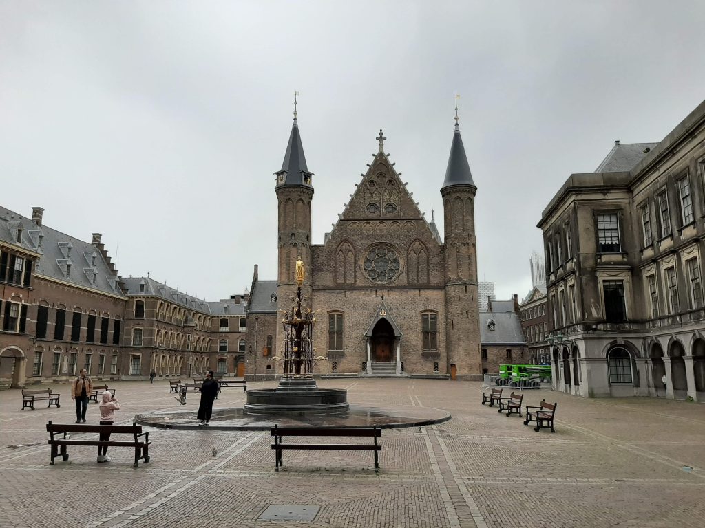 The houses of Parliament in the Hague