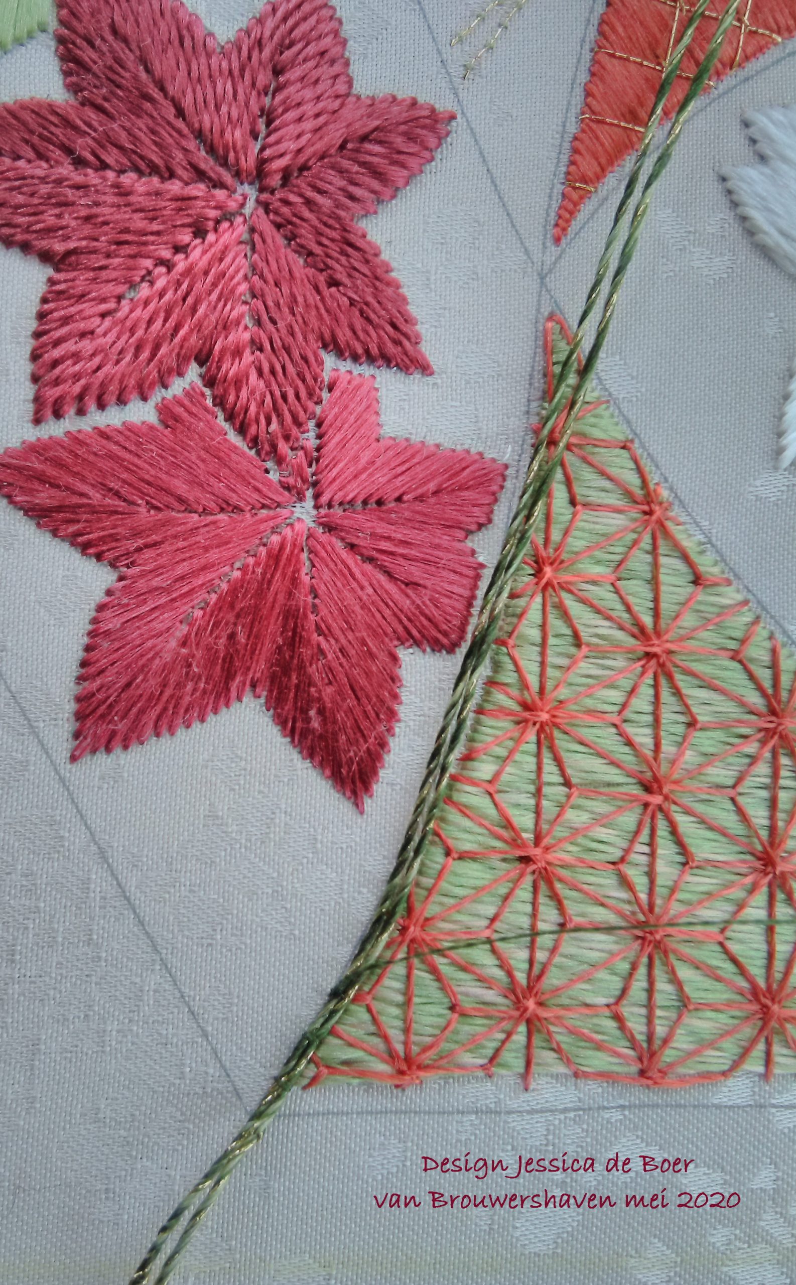 Zeshoek stitch-along: de afronding