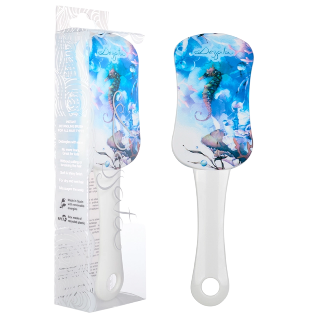 Produkt Dessata Handy Anti-Tangle Entwirrende Haarbürste mit Seepferdchen Motiv Image