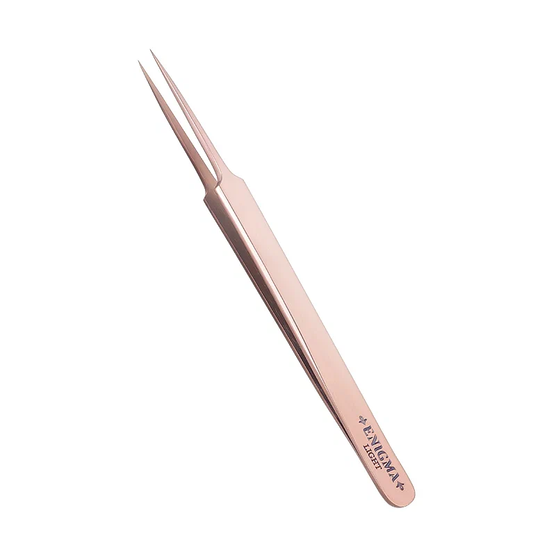 Produkt Enigma Light-Wimpernpinzette gerade A in Farbe Rose Gold Image