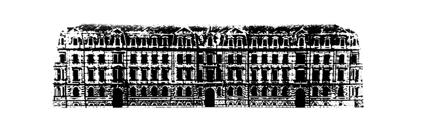 Fassade des historischen Gebäudes der Zahnarztpraxis Appel