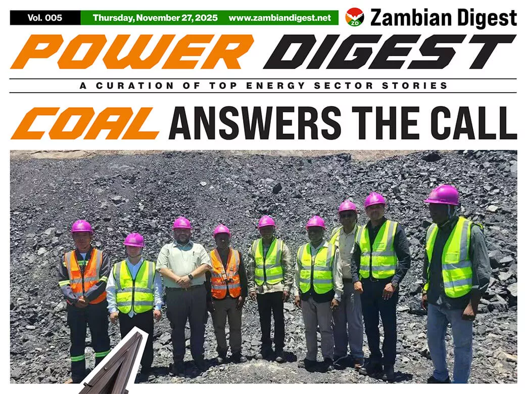 Power Digest Zambian Digest Coal Answers the Call