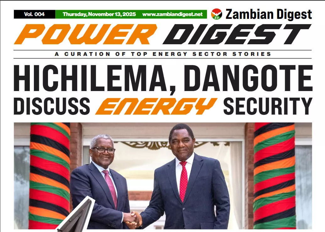 Power Digest ZESCOP Hichilema and Dangote discuss Energy Security