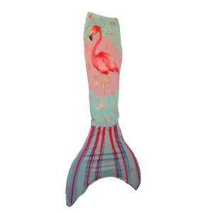 Standaard zeemeerminstaart flamingo met monovin (S,M,L)