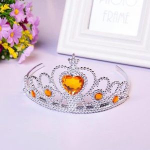 Prinsessen kroon met gouden diamanten