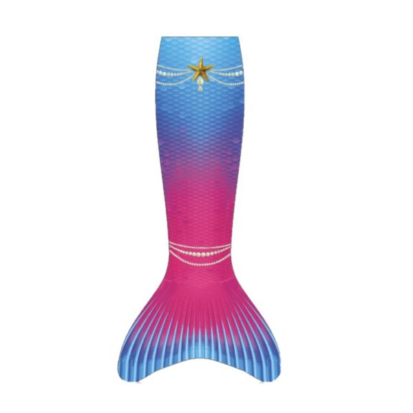 Luxe zeemeerminstaart pinkblue star