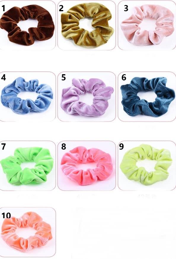 scrunchie effen serie 3