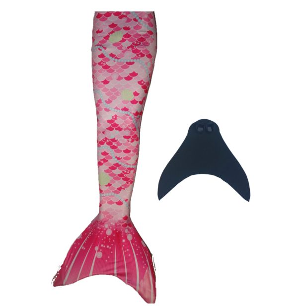 LUXE Zeemeerminstaart seapink met monovin