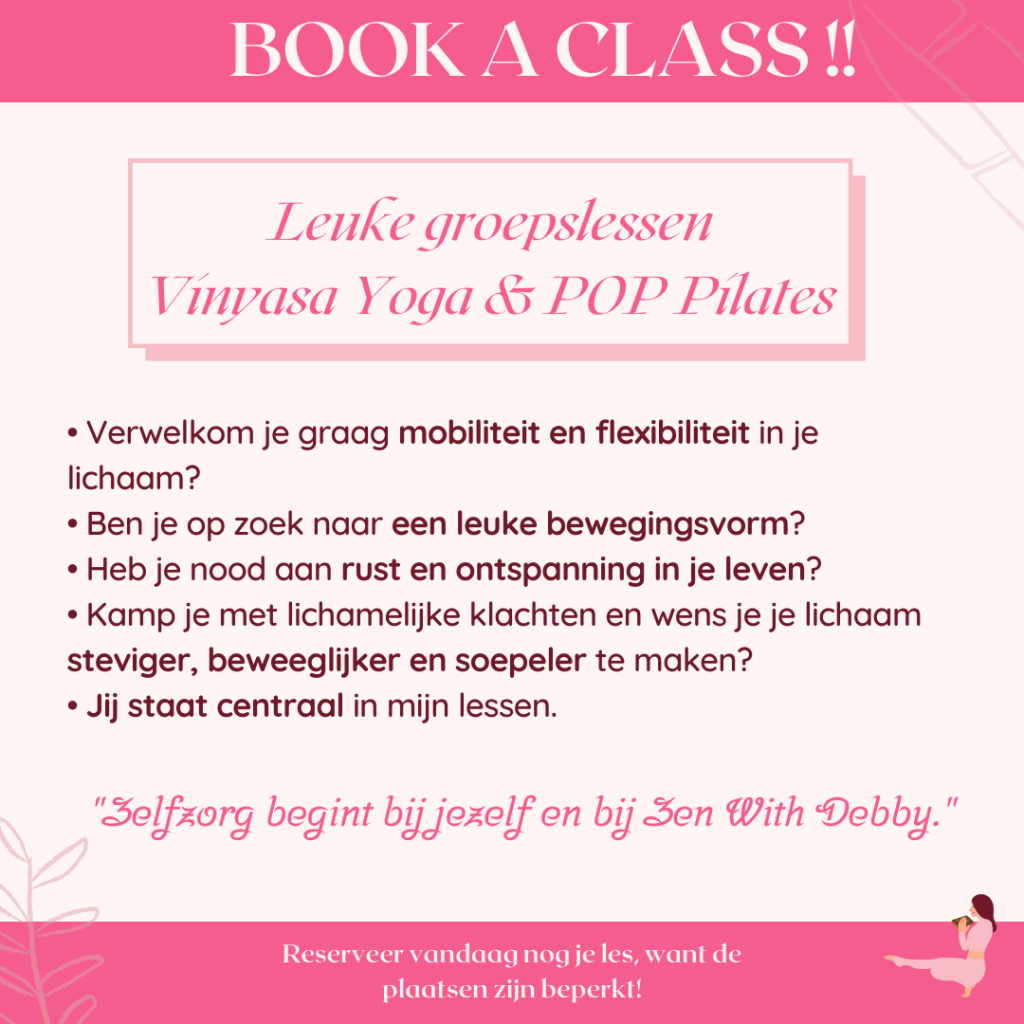 Groepslessen yoga en pilates