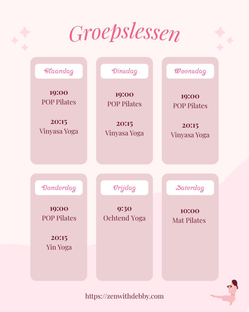 Yoga en Pilates in Meise - uurrooster ZWD