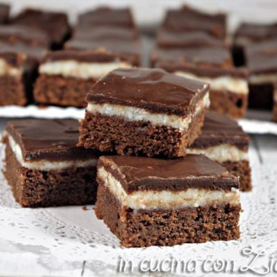 brownies mascarpone e cioccolato