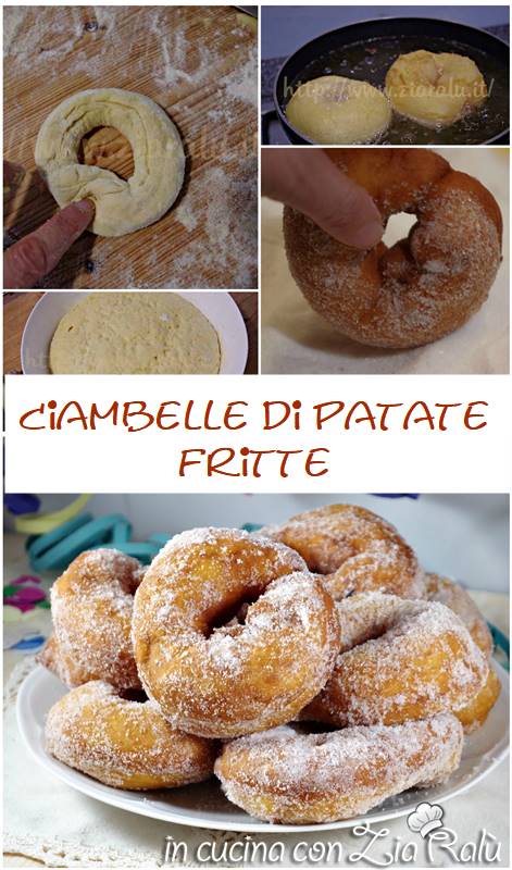 ciambelle fritte alle patate