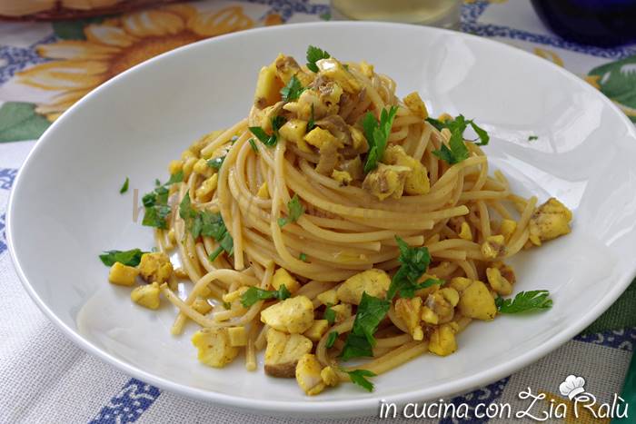 Spaghetti orata e curry – ricetta light