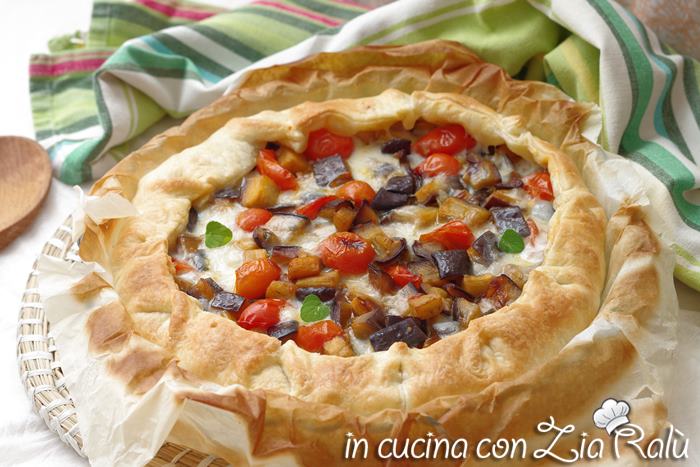 Torta Salata Melanzane E Pomodori In Cucina Con Zia Ralu