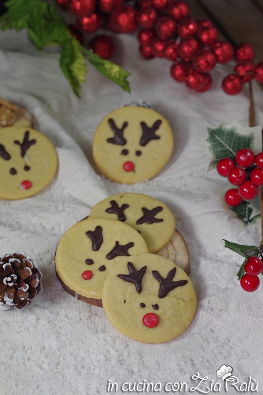 biscotti natalizi renna di babbo Natale