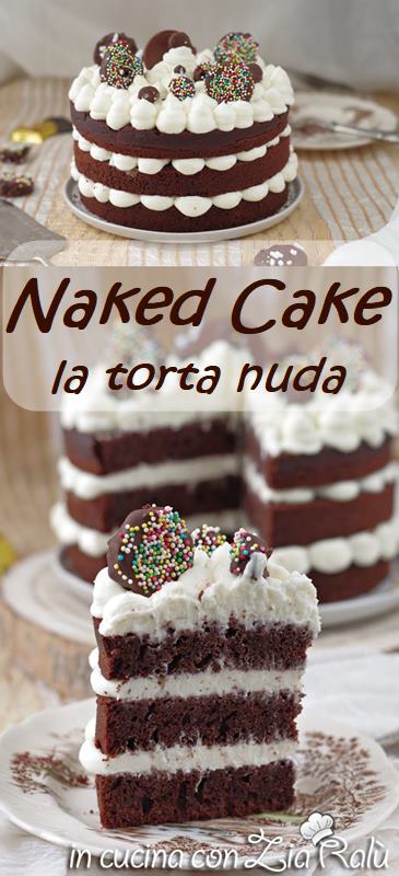 Naked cake al cacao – torta nuda