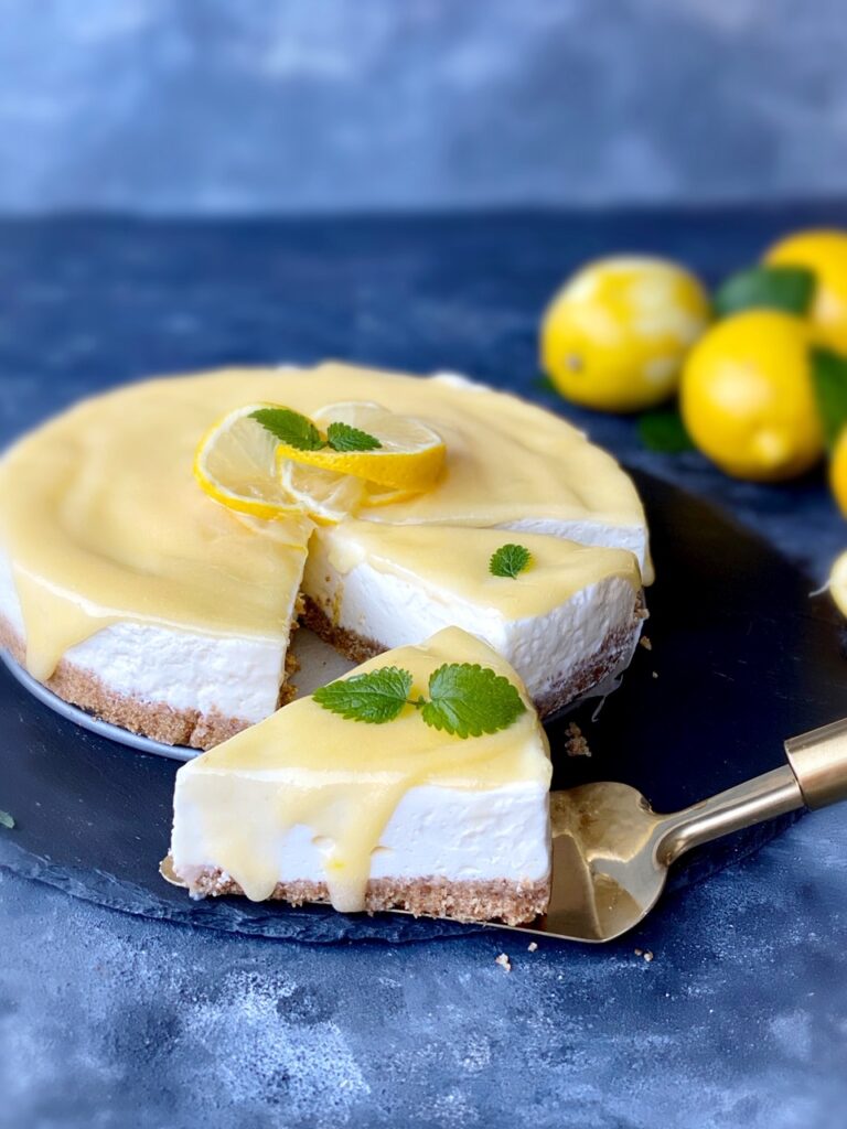 Cheesecake med lemoncurd