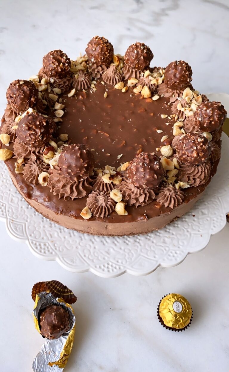 Ferrero Rocher cheesecake