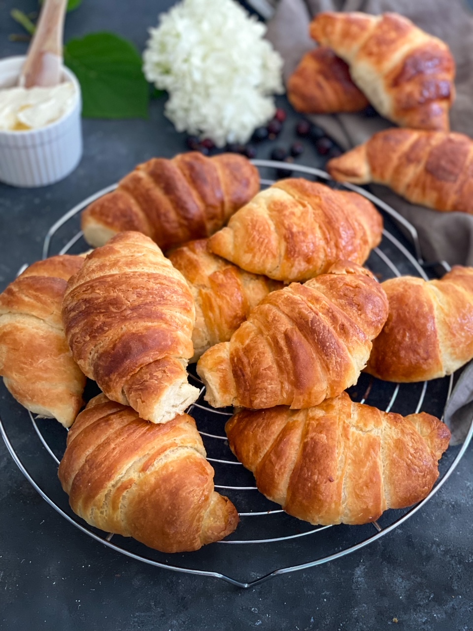 Hemmagjorda snabba croissanter