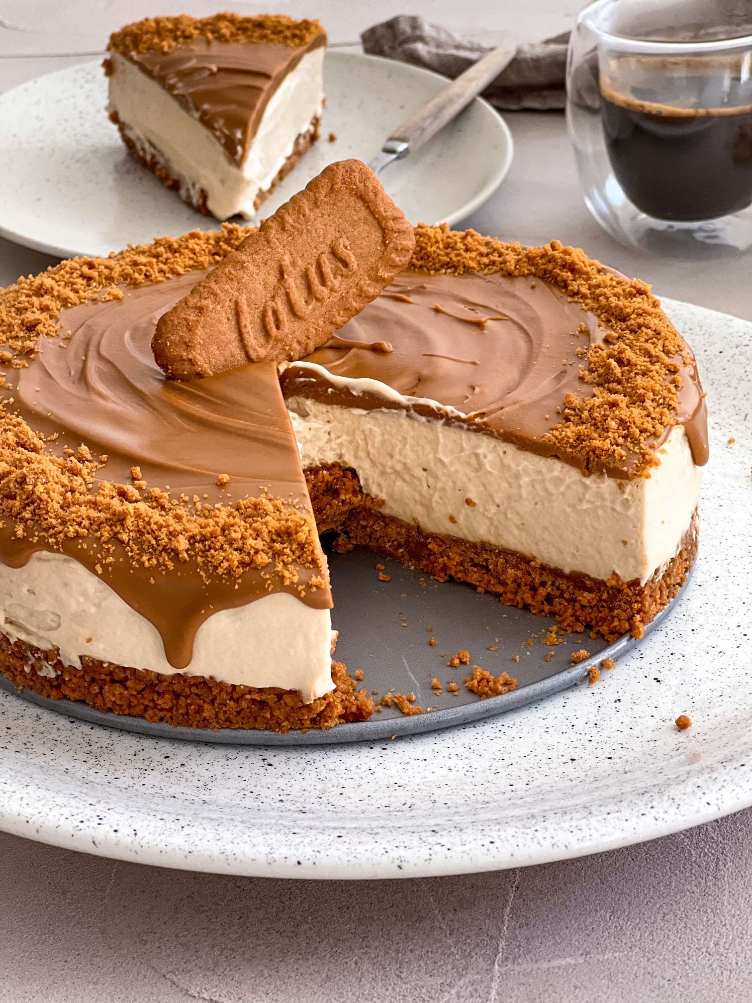 Lotus Biscoff cheesecake