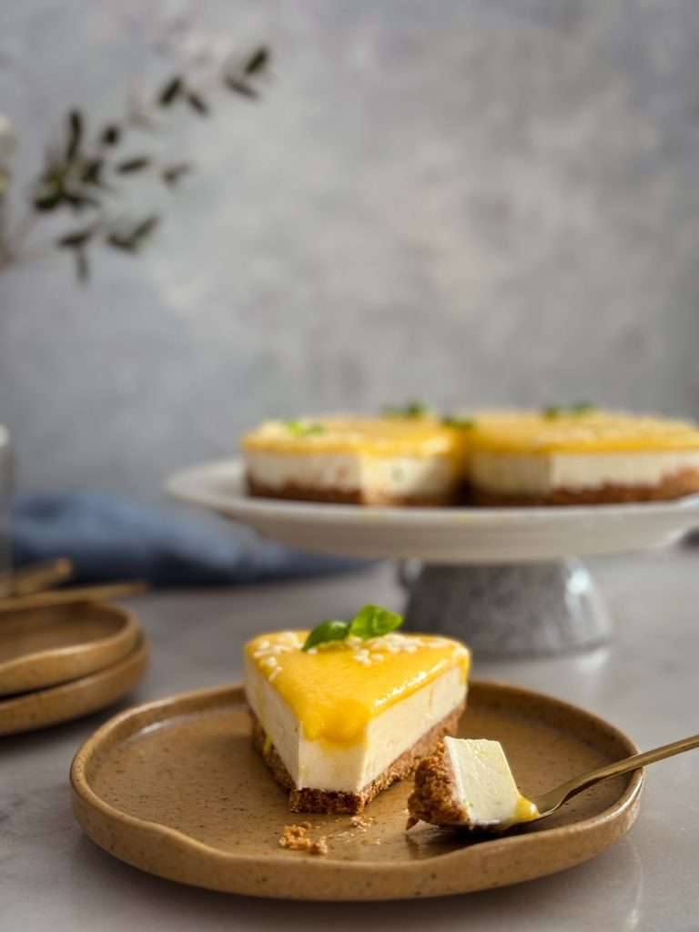 Pannacotta cheesecake-mango och lime. Zofias kök