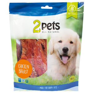 2pets Dogsnack Chicken Breast, 350 g