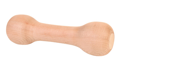 Apportbock trä, rund