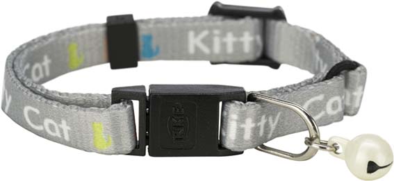 Junior kitten halsband, Kitty Cat med snabblås, bjällra