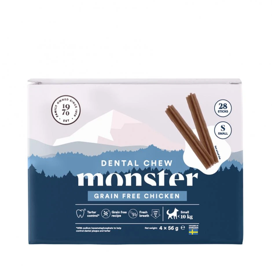 Monster Dog Dental Chew GF Chicken S Month (28st) 224 g