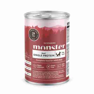 Monster Dog Adult Single Beef Burk 400