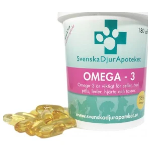 Svenska DjurApoteket Omega3 180 softgel kaps