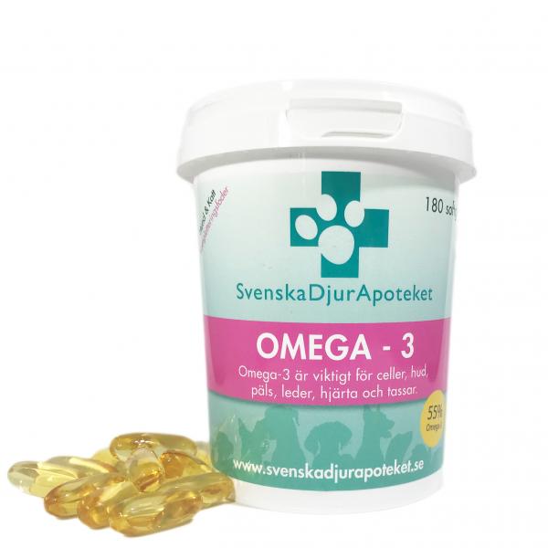 Svenska DjurApoteket Omega3 180 softgel kaps