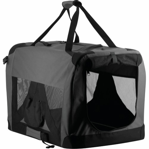 Companion pet soft crate, canvasbur