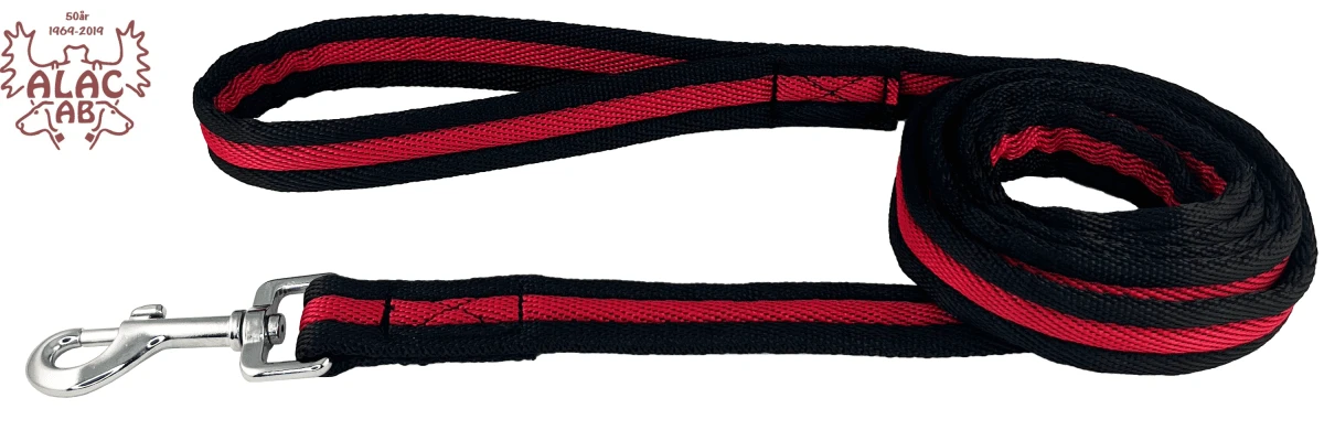 Alac Koppel Kanal Svart/röd 18mmx190cm
