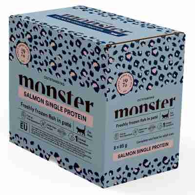 Monster Cat Pouches Adult Salmon
